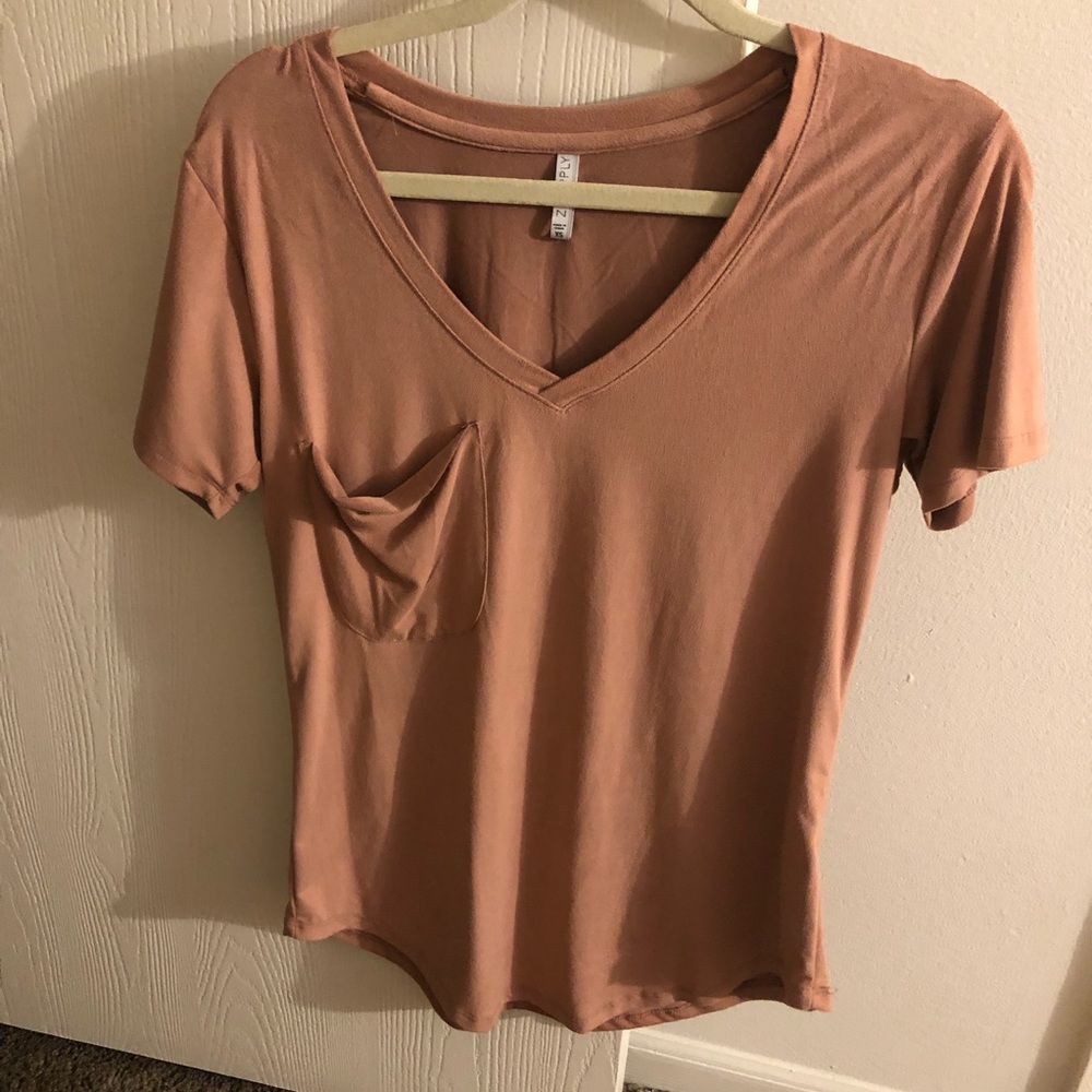 Z Supply Suede Pocket Tee
